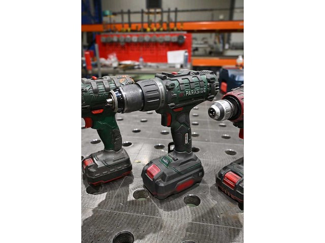 Parkside pabs 20-li h9 / pabs 16 a2 accuboormachine (4x) - afbeelding 3 van  6