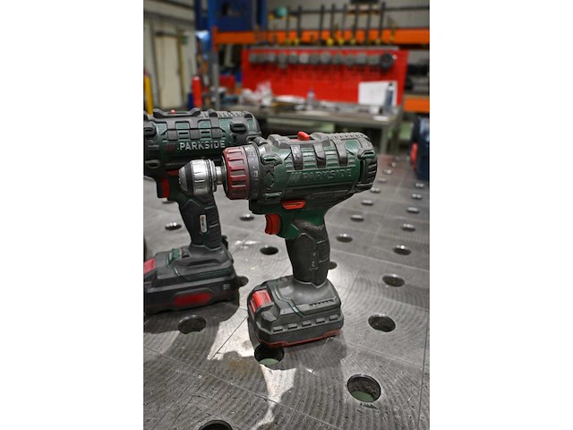 Parkside pabs 20-li h9 / pabs 16 a2 accuboormachine (4x) - afbeelding 2 van  6
