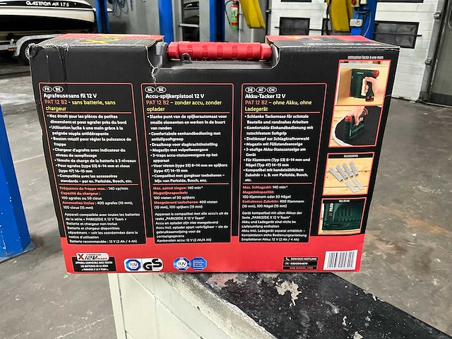 Parkside pat12b2 accu nietpistool - afbeelding 3 van  3