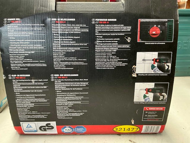 Parkside pbh 800 a1 boormachine - afbeelding 3 van  3