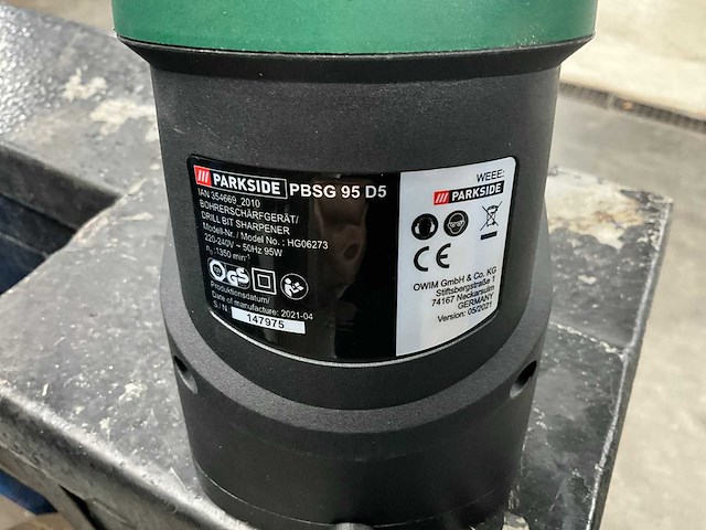 Parkside pbsg 95 d5 elektrische borenslijper - afbeelding 4 van  8