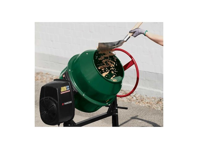 Parkside pcm125a1 cement mixer - afbeelding 4 van  5