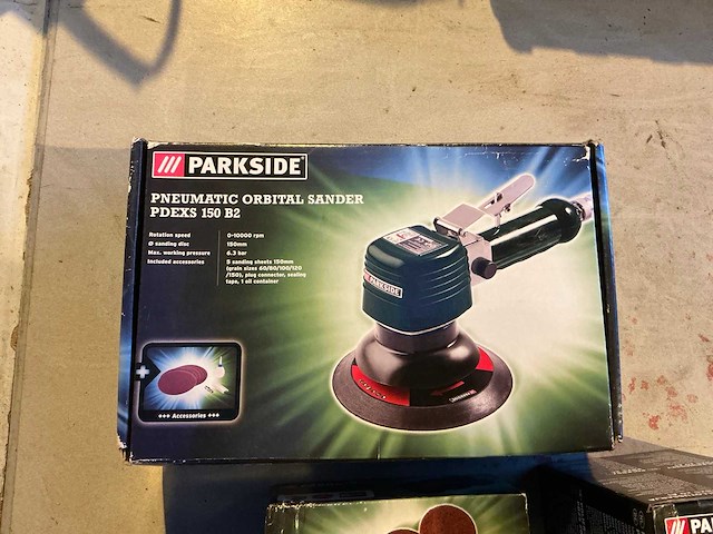 Parkside pdexs 150 b2 pneumatische handschuurmachine - afbeelding 2 van  5