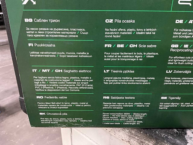 Parkside pfs 850 b2 reciprozaag - afbeelding 8 van  10