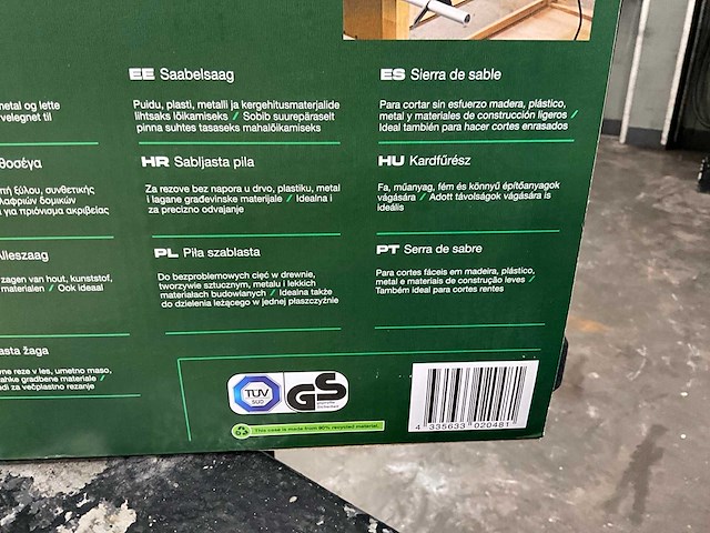 Parkside pfs 850 b2 reciprozaag - afbeelding 7 van  10