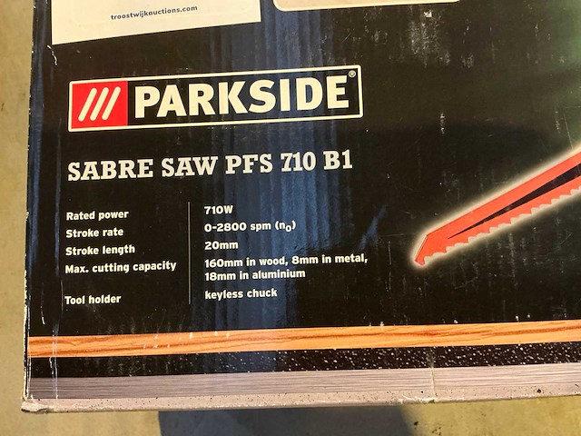 Parkside pfs710b1 reciprozaag - afbeelding 2 van  2
