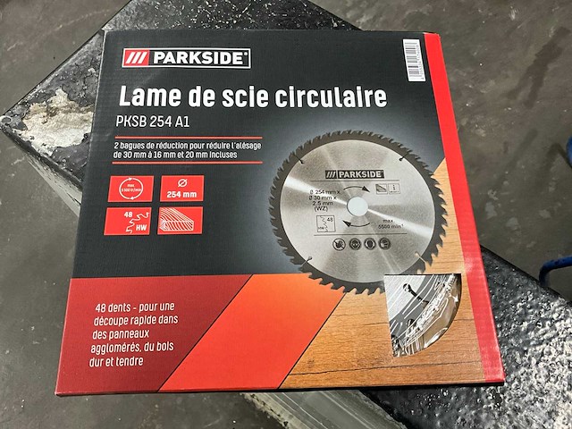 Parkside pksb 254 a1 cirkelzaagblad (5x) - afbeelding 1 van  7