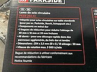 Parkside pksb 254 a1 cirkelzaagblad - afbeelding 4 van  7