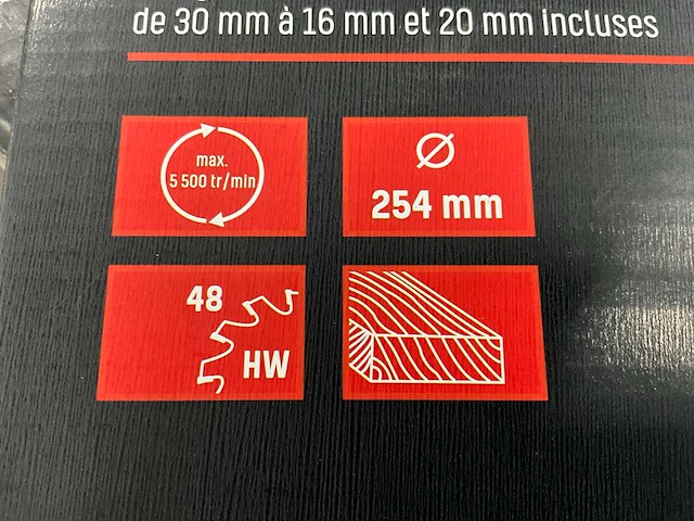 Parkside pksb 254 a1 cirkelzaagblad - afbeelding 7 van  7