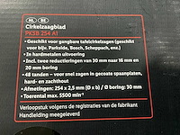 Parkside pksb 254 a1 cirkelzaagblad - afbeelding 2 van  7