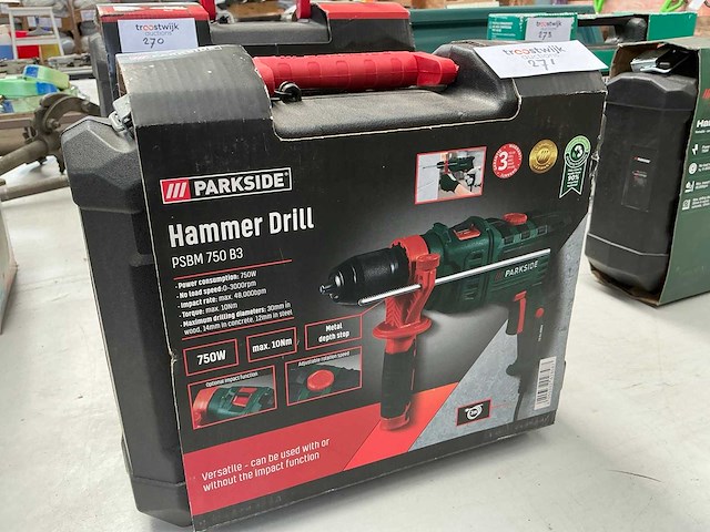 Parkside psbm 750 b3 boormachine - afbeelding 1 van  3