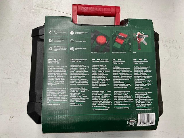 Parkside psbm 750 b3 boormachine - afbeelding 2 van  2
