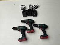 Parkside psbsa 18-li b2 schroefboormachine (3x) - afbeelding 1 van  5