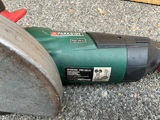 Parkside pws 230 a1 haakse slijper - afbeelding 2 van  2
