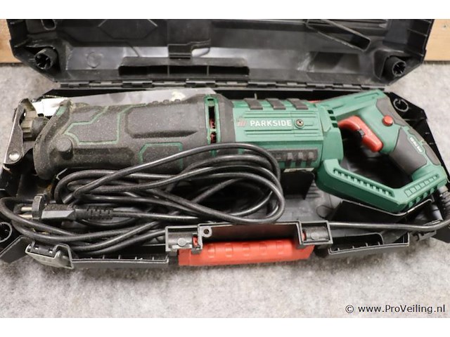 Parkside sabelzaag pfs 710 d3, 710w incl. opbergkoffer - afbeelding 2 van  5