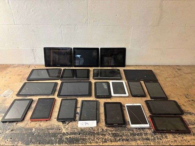 Partij - tablets (21x) - afbeelding 1 van  1
