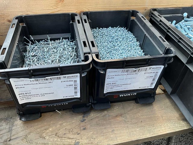 Partij - würth - bouten - moeren en bevestigingsmaterialen - afbeelding 12 van  13
