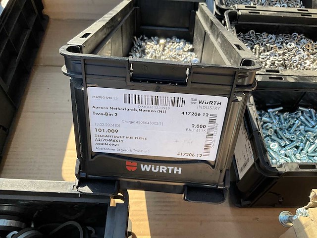 Partij - würth - bouten - moeren en bevestigingsmaterialen - afbeelding 16 van  19