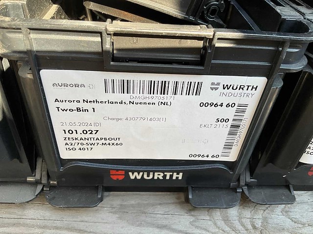Partij - würth - bouten - moeren en bevestigingsmaterialen - afbeelding 19 van  23