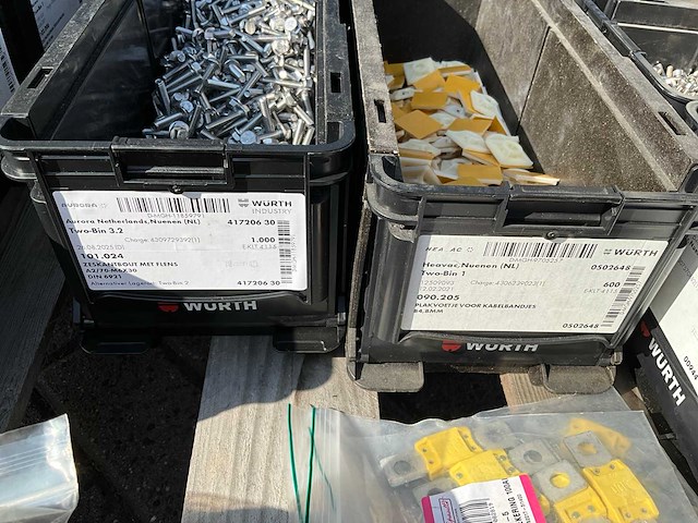 Partij - würth - bouten - moeren en bevestigingsmaterialen - afbeelding 15 van  23