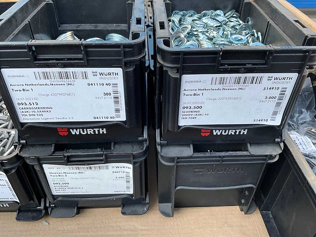 Partij - würth - bouten - moeren en bevestigingsmaterialen - afbeelding 9 van  21