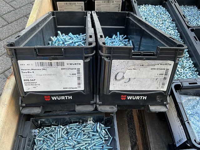 Partij - würth - bouten - moeren en bevestigingsmaterialen - afbeelding 10 van  18