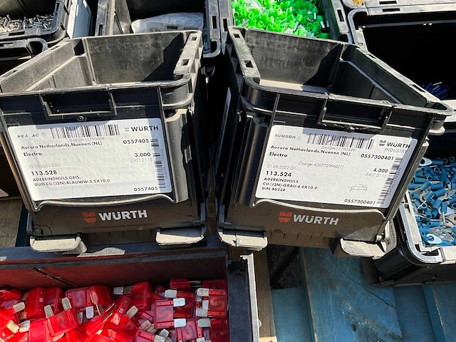 Partij - würth - zekeringen en elektrisch aansluit- en bevestigingsmateriaal - afbeelding 8 van  18