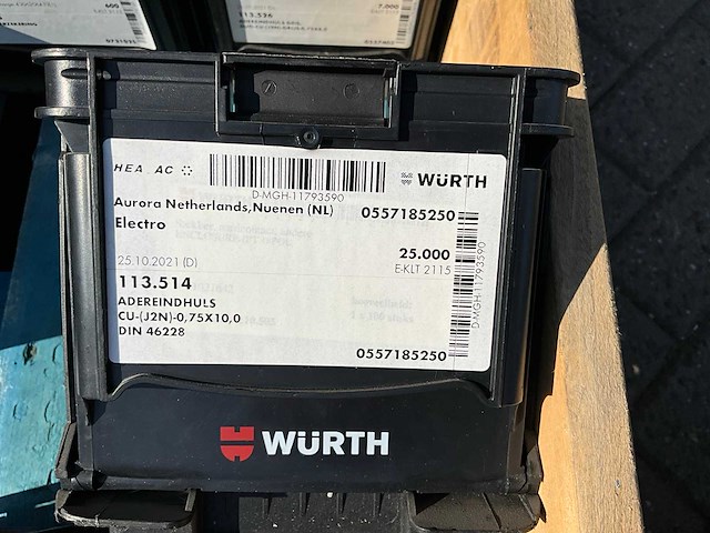 Partij - würth - zekeringen en elektrisch aansluit- en bevestigingsmateriaal - afbeelding 10 van  20