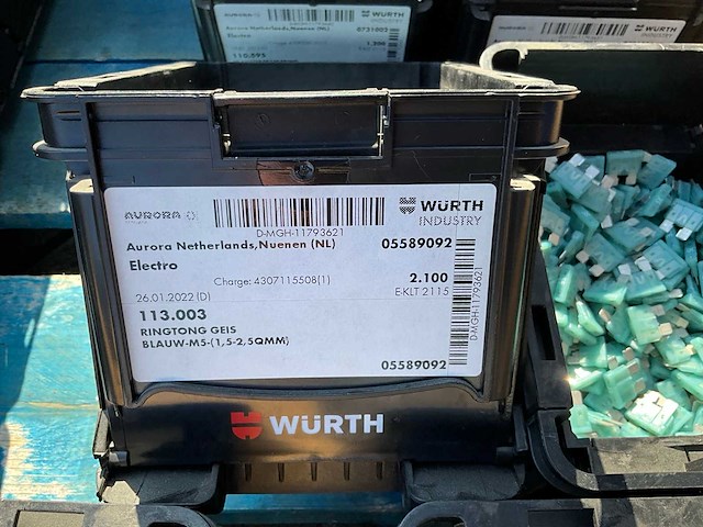 Partij - würth - zekeringen en elektrisch aansluit- en bevestigingsmateriaal - afbeelding 19 van  20