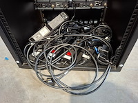 Partij 19 inch racks met proffesionele av apparatuur, blackmagic, extron, sennheiser - afbeelding 2 van  14
