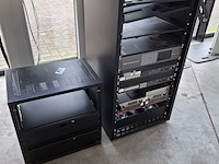 Partij 19 inch racks met proffesionele av apparatuur, blackmagic, extron, sennheiser - afbeelding 6 van  14