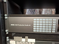 Partij 19 inch racks met proffesionele av apparatuur, blackmagic, extron, sennheiser - afbeelding 8 van  14