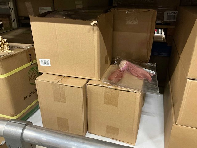 Partij 20cm hummingbird hanger pink (168x) - afbeelding 3 van  4