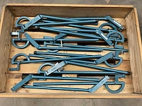 Partij 22mm buigtangen, 9 stuks