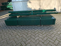 Partij 25x dubbelstaafs hekwerkpanelen 8 / 6 / 8 - 203 hoog met palen - afbeelding 3 van  10