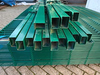 Partij 25x dubbelstaafs hekwerkpanelen 8 / 6 / 8 - 203 hoog met palen - afbeelding 10 van  10