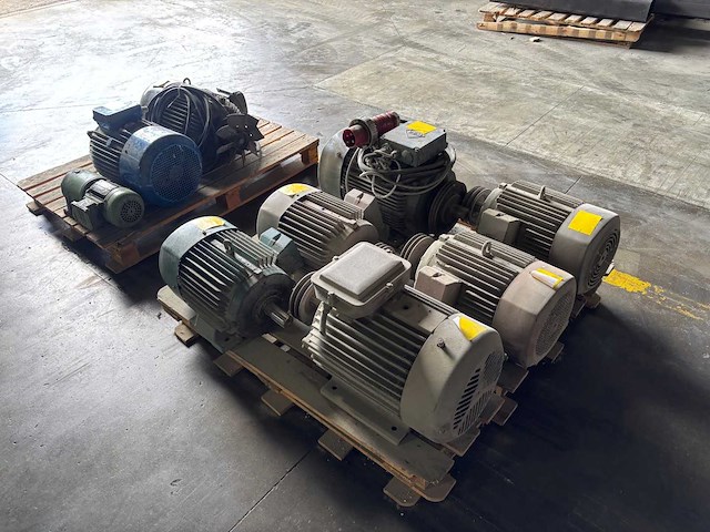 Partij 3-fase elektromotoren – diverse vermogens (5,5 – 11 kw) - afbeelding 13 van  22