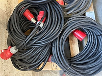 Partij 32a krachtstroom kabels op pallet - afbeelding 2 van  4