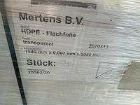 Partij 33 rollen mertens hdpe champignonfolie – 1580 mm × 2350 m – 7 micron - afbeelding 8 van  8