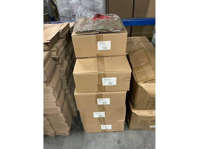 Partij 35x35cm sweetheard red opp40/fibre oblique (4500x) - afbeelding 2 van  5