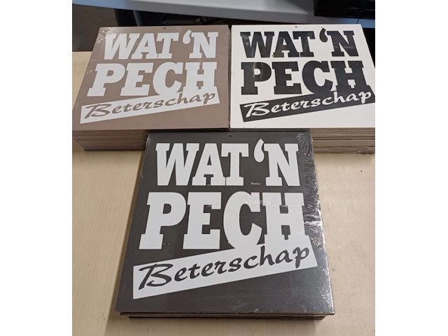 Partij 36 tekstbord met wat een pech 38 stuks 3 kleur o13 - afbeelding 4 van  5