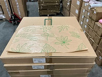 Partij 48x70cm 70gr br kraft wrap botanic (3250x) - afbeelding 1 van  4