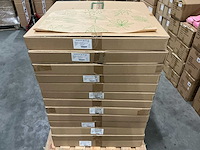 Partij 48x70cm 70gr br kraft wrap botanic (3250x) - afbeelding 3 van  4