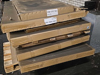 Partij 4x eettafel eiken visgraat bladen - afbeelding 2 van  3