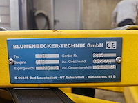 Partij 5 stuks blumenbecker-technik kfc vliegtuigbagagewagens (containerdolly's / rollenwagens) - afbeelding 2 van  10