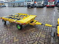 Partij 5 stuks blumenbecker-technik kfc vliegtuigbagagewagens (containerdolly's / rollenwagens) - afbeelding 5 van  10
