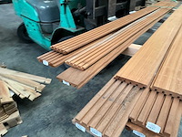 Partij 5-voudig rhombusprofiel western red cedar - 180-300x14,5x2 cm - afbeelding 2 van  22