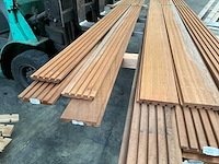 Partij 5-voudig rhombusprofiel western red cedar - 180-300x14,5x2 cm - afbeelding 3 van  22