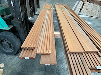 Partij 5-voudig rhombusprofiel western red cedar - 180-300x14,5x2 cm - afbeelding 4 van  22