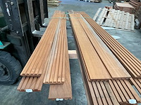 Partij 5-voudig rhombusprofiel western red cedar - 180-300x14,5x2 cm - afbeelding 5 van  22